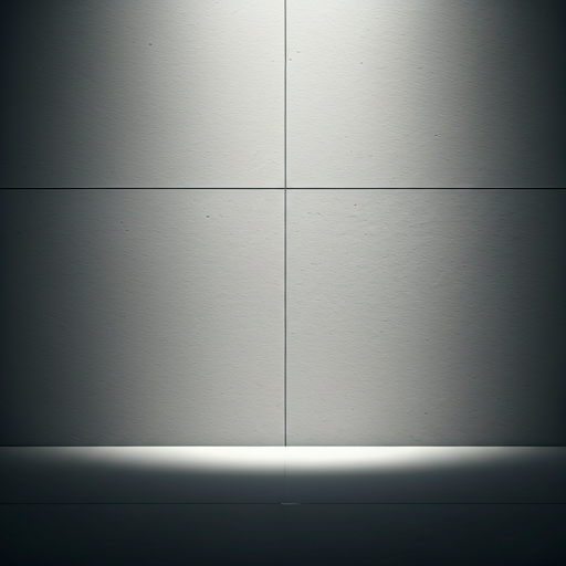 Soft poured concrete in high-key light