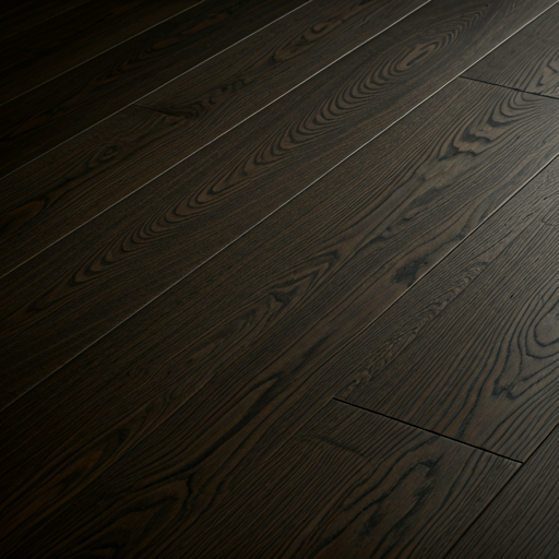 Dark European smoked oak flooring