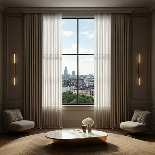 Mayfair penthouse with floor-to-ceiling windows